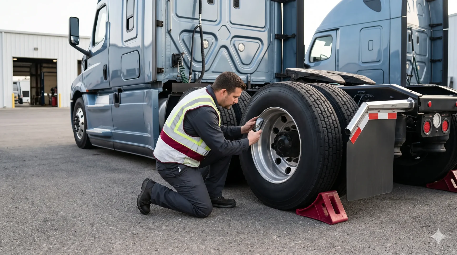 Truck inspection using preventive maintenance software for fleets